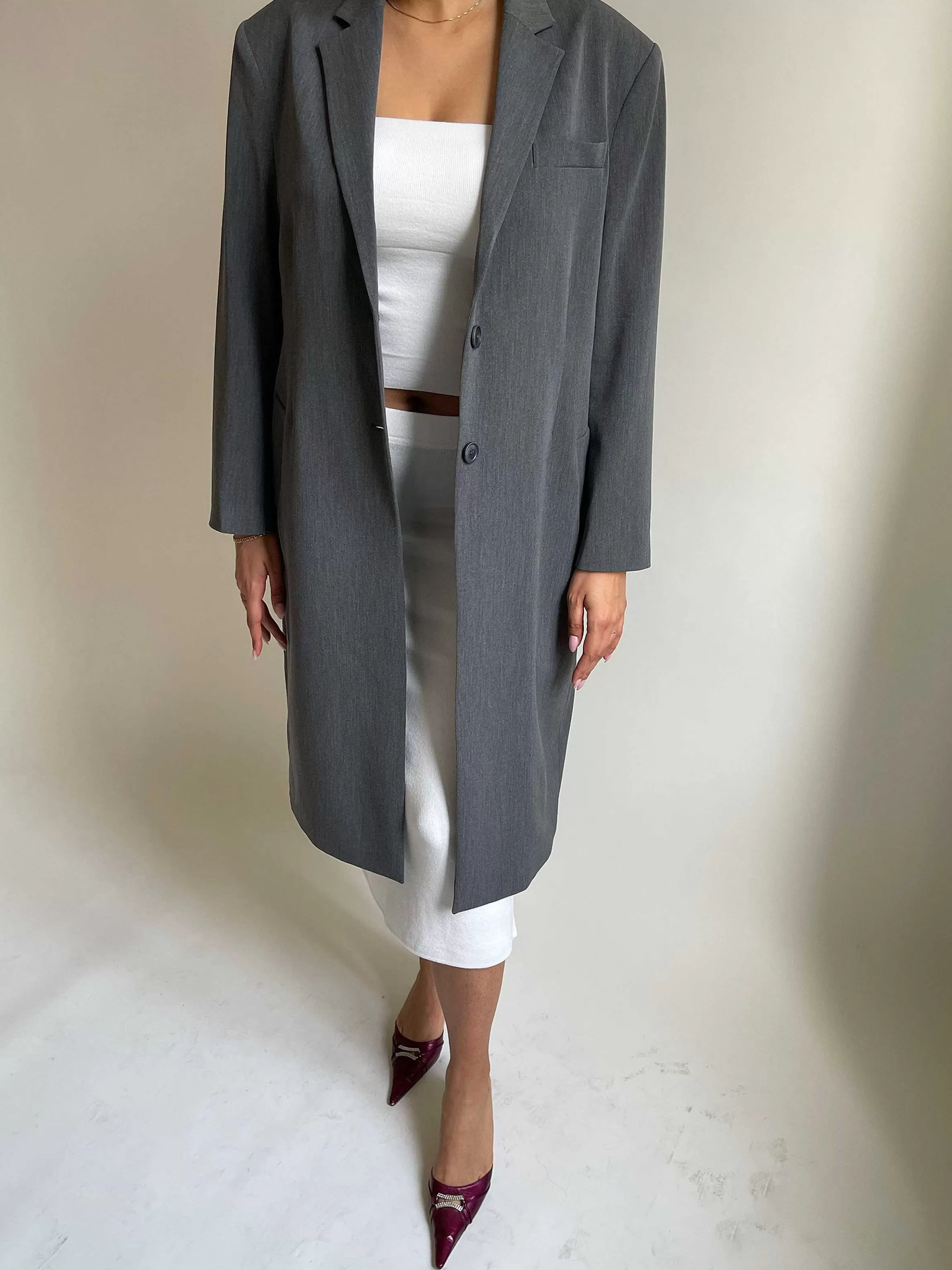 Jackets*Djerf Avenue Forever Coat Grey