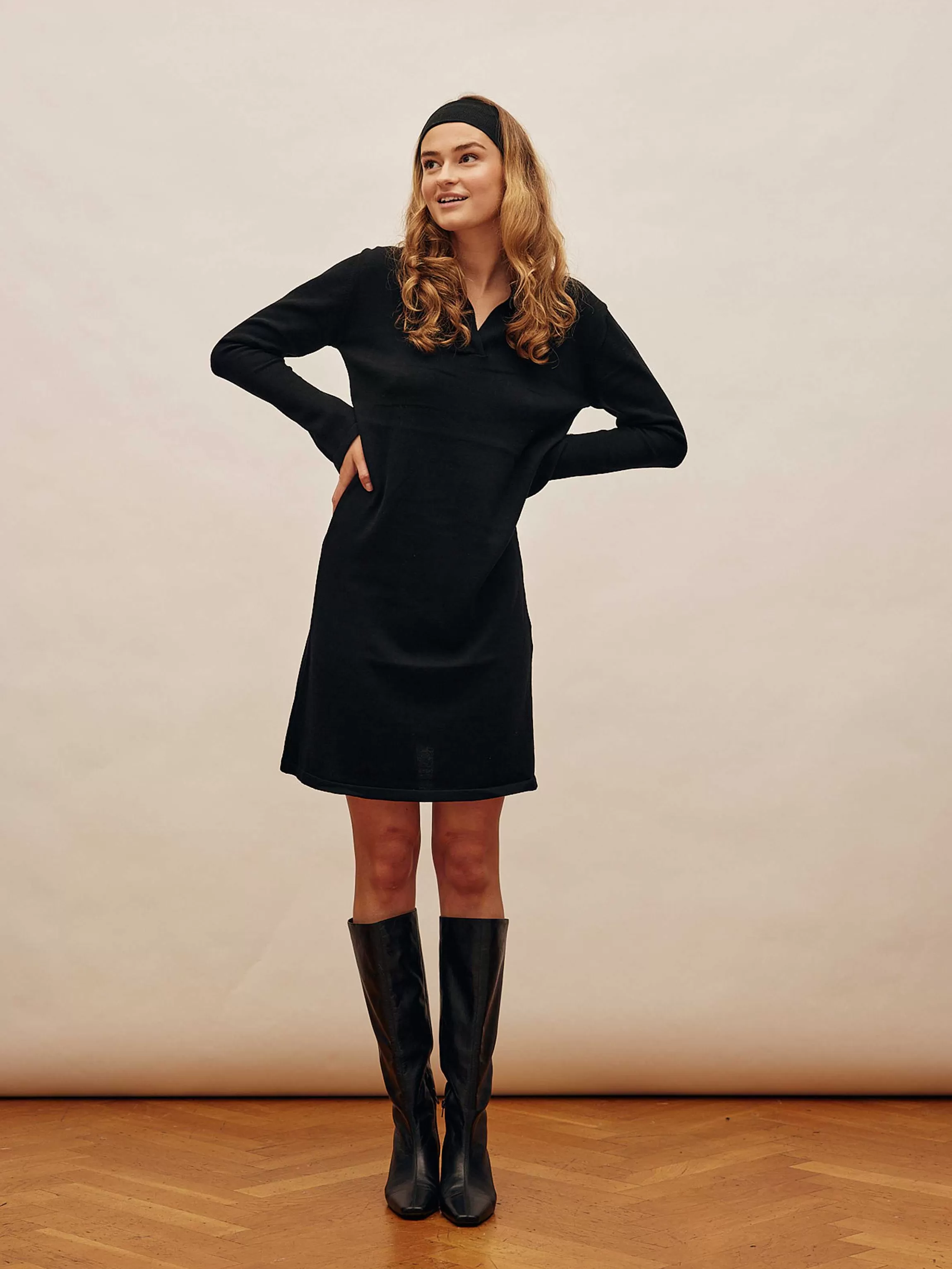 Dresses*Djerf Avenue Getaway Dress Black - Tall