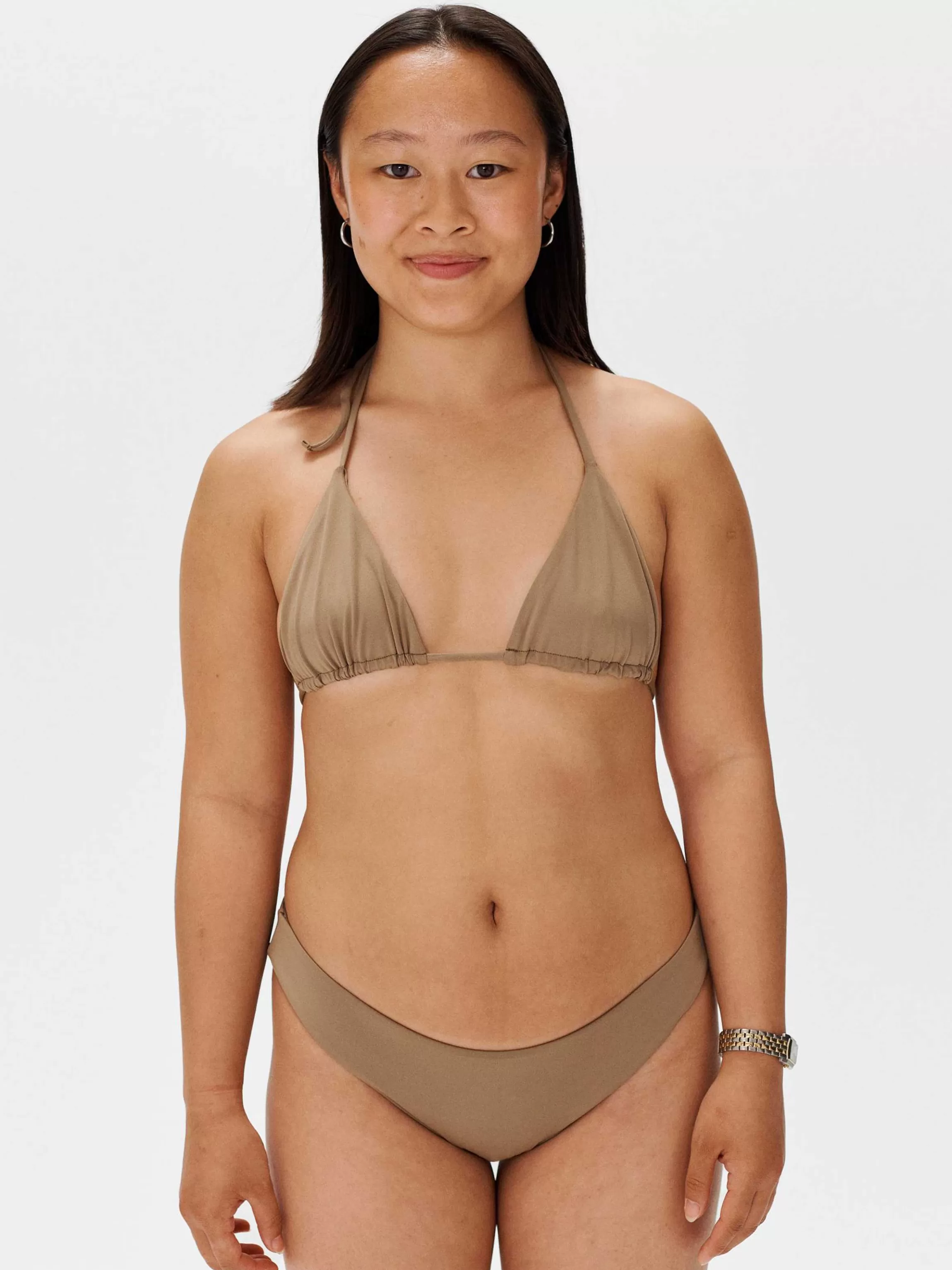 Bikini Tops*Djerf Avenue Triangle Top Biscuit